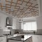 Ekena Millwork 29 78W x 29 78H x 38T Small Fowler Decorative Fretwork Wood Ceiling Panels, Cherry CELW30X30X0375FLRCH - alternate 10